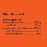 NAD+ Booster: NRC + Resveratrol