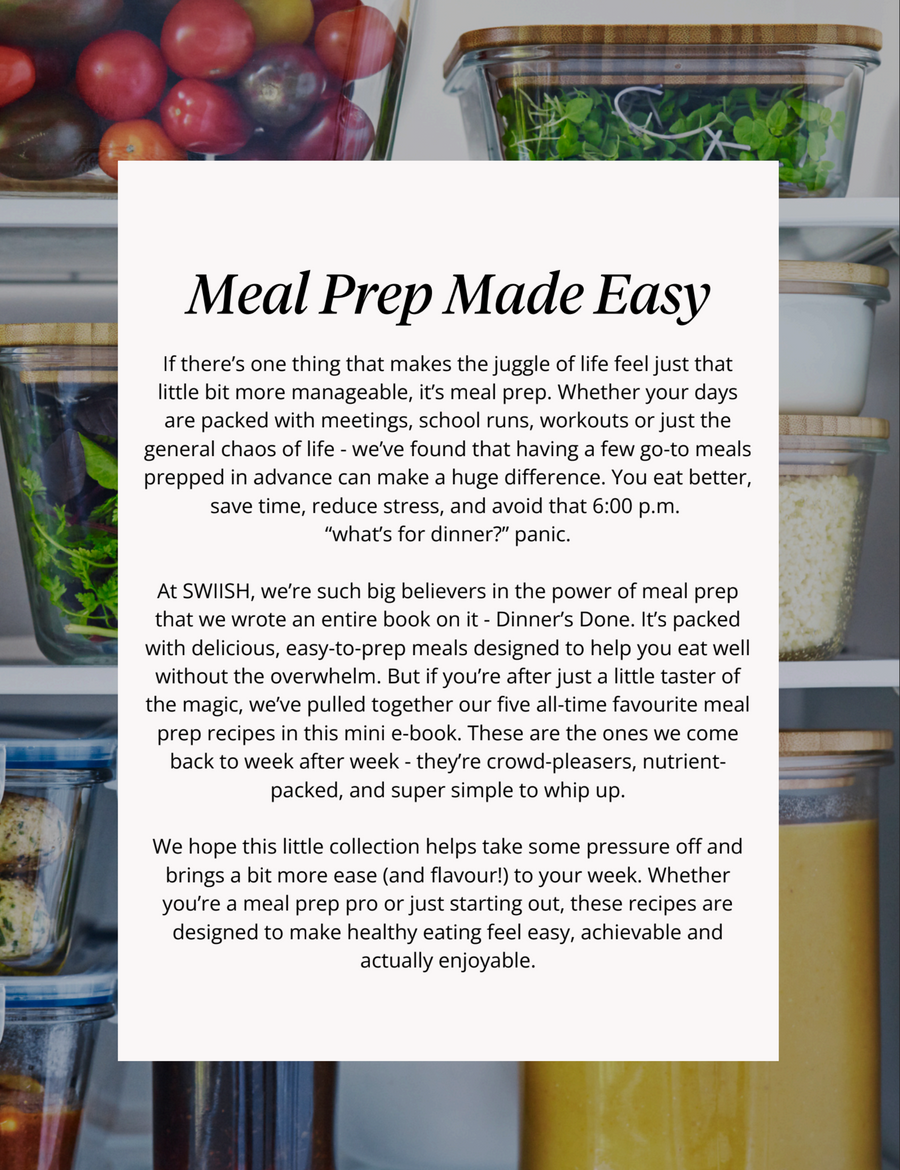 5 Day Meal Prep Reset E-Book