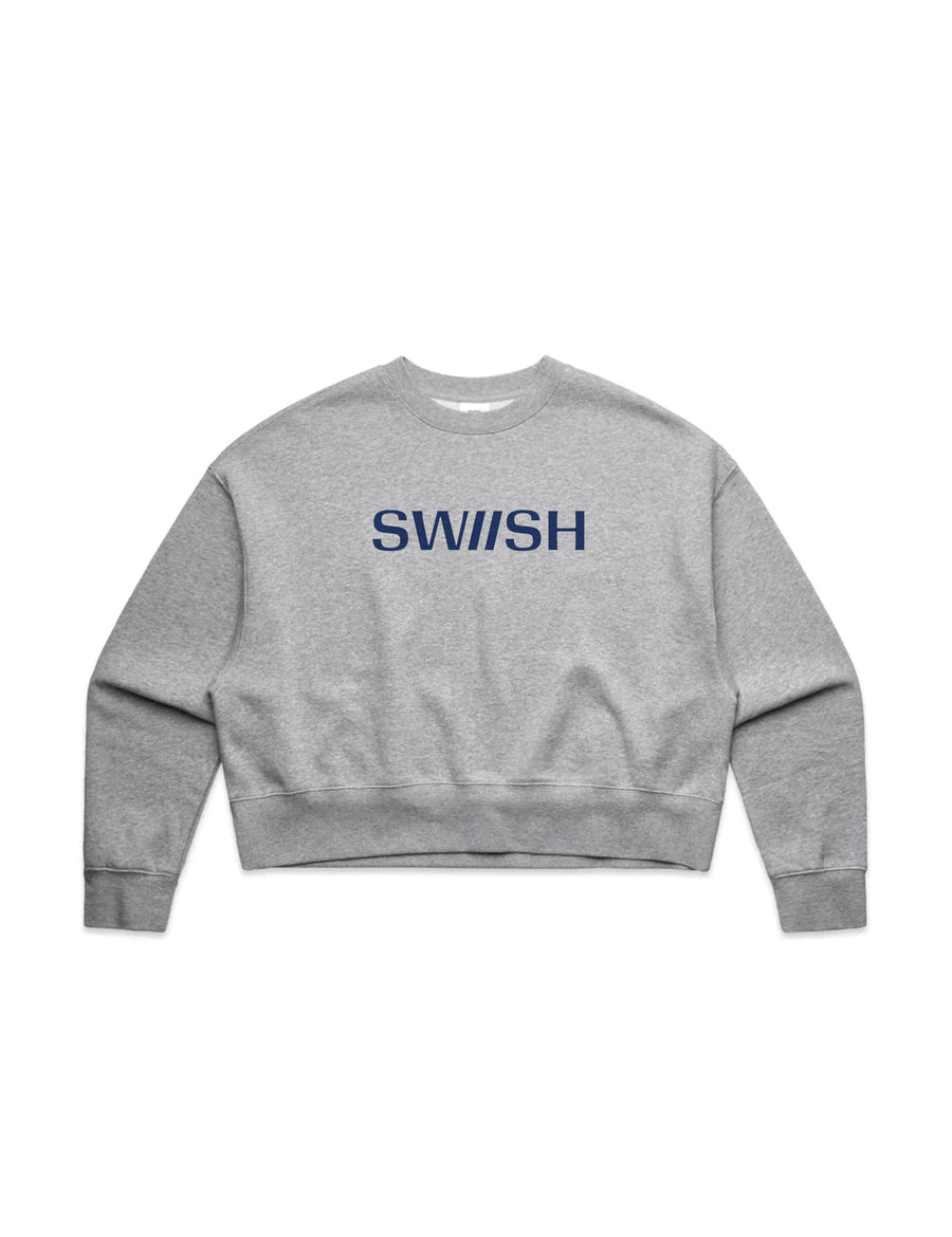 SWIISH Signature Oversized Crop Sweat