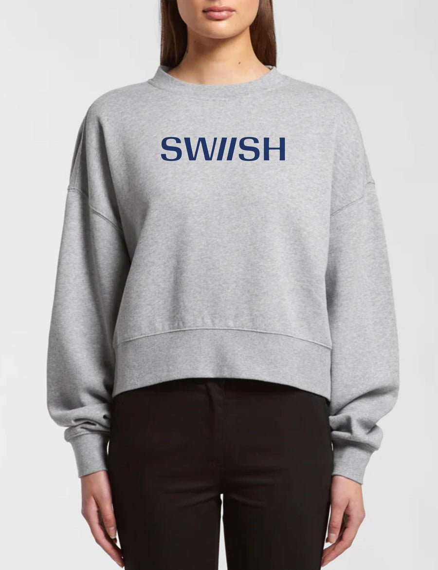 SWIISH Signature Oversized Crop Sweat