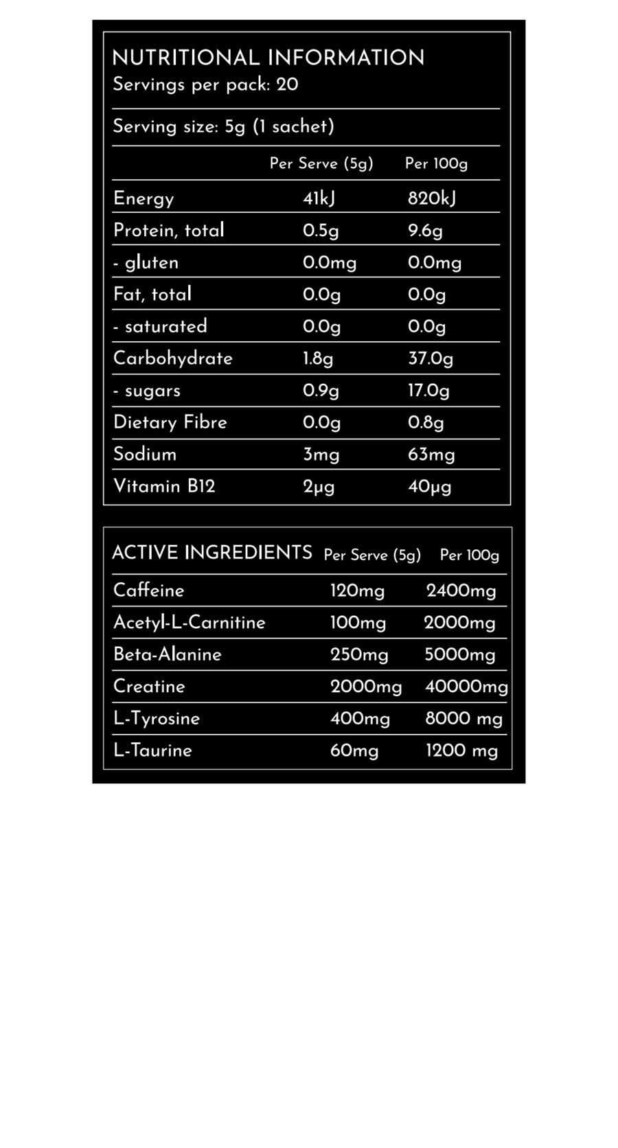 POWER UP Pre-Workout