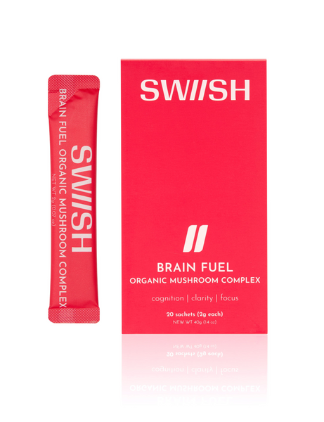 BRAIN FUEL Organic Mushroom Blend Sachets - SWIISH
