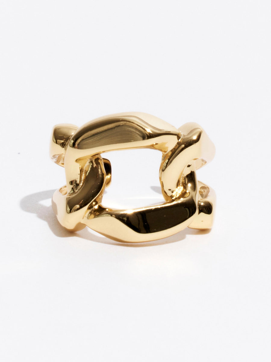 Vestirsi 18K Gold Vermeil Chunky Chain Ring