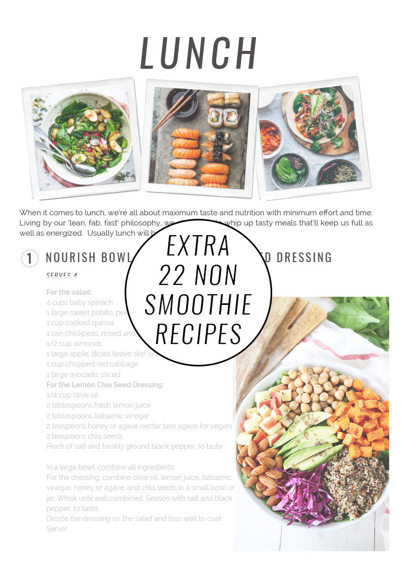 Super Green Smoothies 30-Day Challenge E-Program