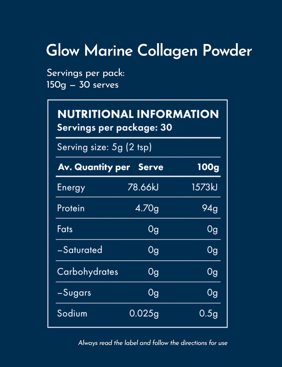Glow Marine Hydrolysed Collagen Powder